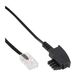 Inline Panda Inline 18525 Telefoonkabels Zwart 25m