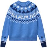 Napapijri Vrouwentrui D-Fiames Lange Mouw Wol Polyamide Riviera M