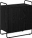 vidaXL Dressoir Zwart eiken 68 x 35 x 75 cm Bewerkt hout