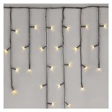 EMOS Connect System 2,5 m ijsregen lichtketting standaard, kerstlichtketting met 100 leds, uitbreidingscomponent C (zonder aansluitkabel en adapter), IP44 voor binnen en buiten, warmwit