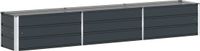 vidaXL Plantenbak Antraciet 290 x 50 x 45 cm Gegalvaniseerd Staal