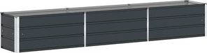 vidaXL Plantenbak Antraciet 290 x 50 x 45 cm Gegalvaniseerd Staal