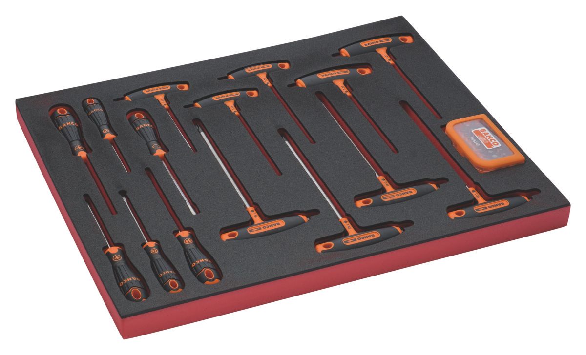 Bahco Foaminlay Fit&Go 3/3 met schroevendraaiers - 45-delig - FF1A71