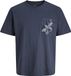 JACK&JONES T-shirt met borstzak van katoen, maat S, Odyssey Gray