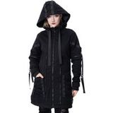 Chemical Black Lamia Jacket - Gothic Tussenseizoensjas - Zwart - Dames - XS-XXL