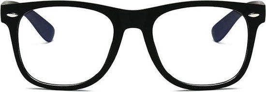 Computerbril - Anti Blauwlicht Bril - Mat Zwart - KJG - 0.00