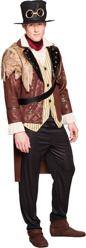 Boland Steampunk kapitein kostuum voor mannen - Verkleedkleding
