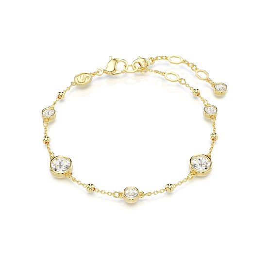 Swarovski Imber Armband - Verguld Metaal - Wit Kristal - Vrouwen