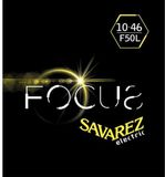 Savarez Elektrische Gitaarsnaren Focus Roestvrij Staal Set Licht .010-.046 F50L