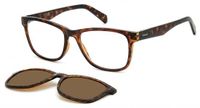 Polaroid Leesbril PLD0030 Met Zonneclip-Havanna -+2.50