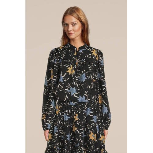 Sofie Schnoor mini rok met ruches zwart