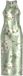VILA Maxi jurk VIRAVENNA mouwloos groen / pastelgroen / wit