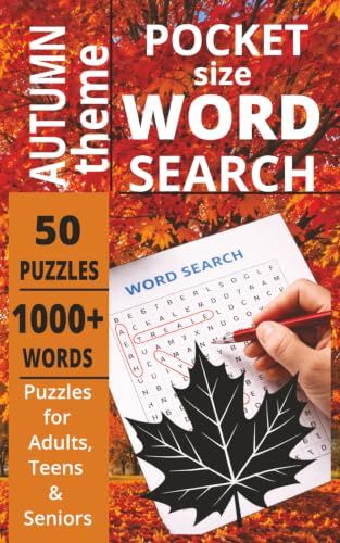 POCKET SIZE AUTUMN WORD SEARCH BOOK
