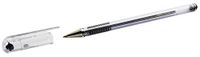 Pentel Schitterende balpen Medium 1.0mm Tip 0.5mm Line Zwart Ref BK77M-A [Pack van 12]