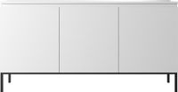 Selsey Bemmi - Dressoir - 150 cm - Wit met zwarte poten