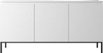 Selsey Bemmi - Dressoir - 150 cm - Wit met zwarte poten