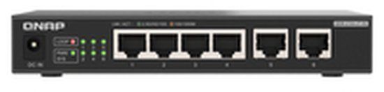 QNAP QSW-2104-2T-R2 netwerk-switch Unmanaged 10G Ethernet (100/1000/10000) Desktop Zwart