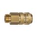 Riegler Snelsluitkoppeling NW 19, messing blank, G 1 1/4 AG, werkdruk 0-35 bar, medium/omgevingstemperatuur. -20 °C tot 100 °C