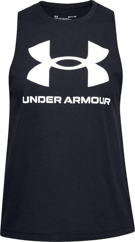 Under Armour Damen UA Sportstyle-Tanktop mit Grafik Black-S (US SM)
