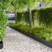 vidaXL Gazonrand met omgebogen bovenrand 10 st 103x20cm Staal Zwart