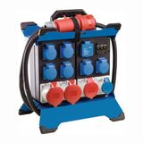 Schwabe - STECKY Duo-stekker stroomverdeler - 6 Schuko-stopcontacten - 4 CEE-stopcontacten - IP44