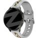 Bandz Bracelet double léopard Huawei Watch GT 3 Pro - 43mm (gris clair)