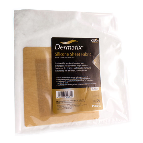 Dermatix Silic Sheet Fabr 13X13Cm