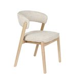 Drawer Zuiver Bright Eetkamerstoelen Beige - Set van 2