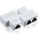Allteq ALTQ-RJ-105 network splitter Power over Ethernet (PoE) White