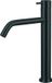 Qisani Flow verhoogde opbouw wastafelkraan mat Zwart 28.5cm hoog - 25602.03