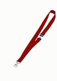 Durable 813703 Textielkoord met karabijnhaak, 10 stuks, rood