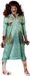 Fiestas Guirca Adult Possessed Woman Dress Green Polyester L