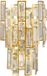 Stars of Light Applique murale Calmeilles, laiton, verre 33 cm