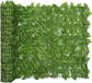 vidaXL Balkonscherm met groene bladeren 400x100 cm