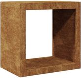 vidaXL - Porte-bûches - 60x40x60 cm - Acier Corten/Brun