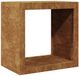 vidaXL - Brandhoutrek - 60x40x60 cm - Cortenstaal/Bruin