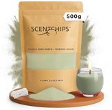 Scentchips Kaarsenzand - Mintgroen - 500 gram