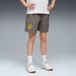 PUMATECH Borussia Dortmund Enfant et Adolescent Short Décontracté Gris 7-8Y