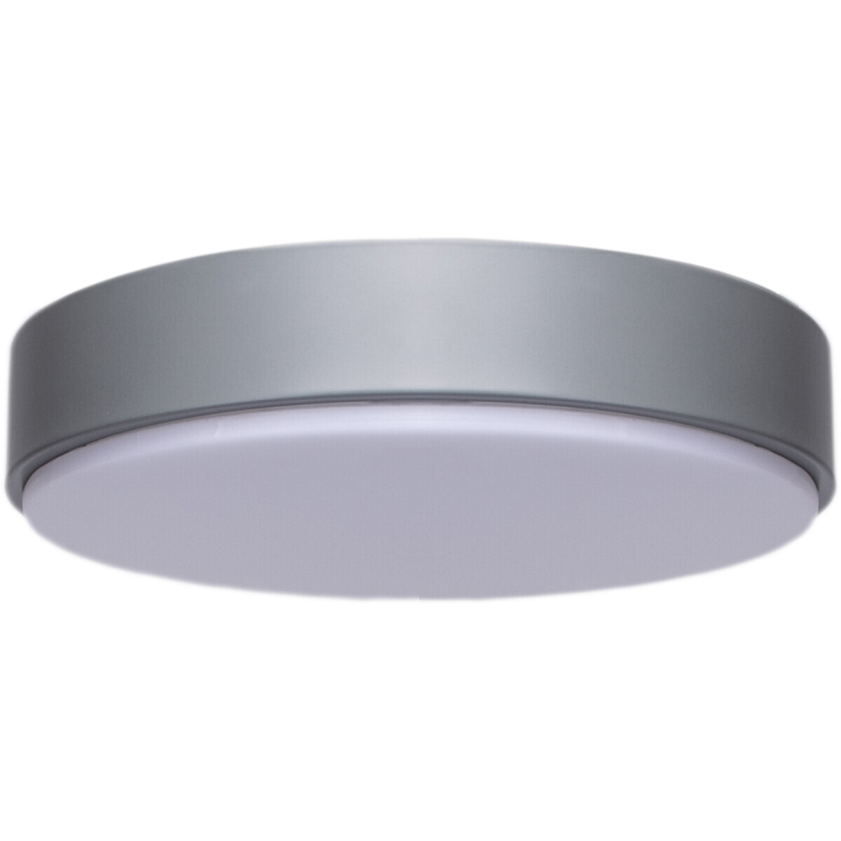 BES LED LED Plafondlamp - Aigi Santi - Opbouw Rond 20W - Warm Wit 3000K - Mat Grijs - Aluminium