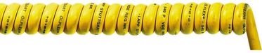 Lapp 71220134 Spiraalkabel ÖLFLEX® SPIRAL 540 P 1500 mm / 4500 mm 4 G 1 mm² Geel
