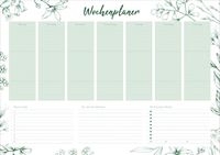 Schreibunterlage Neumann Verlage GmbH & Co. KG Schreibunterlage Design mit Wochenplan