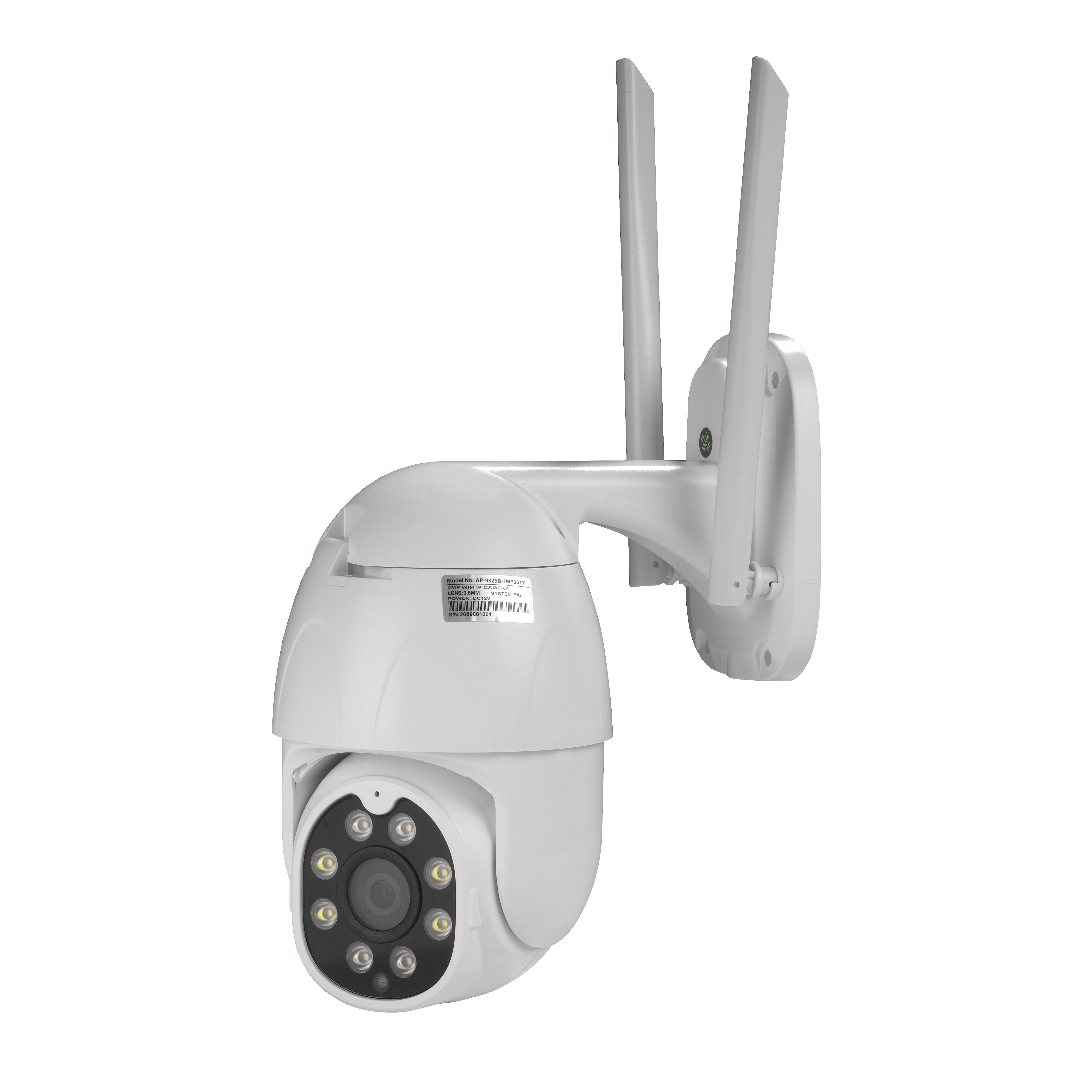 Denver IOC-221 - Outdoor Dome IP Camera - 1080p - Wired/Wireless - Night Vision - Wall Mount