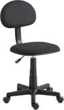HOMCOM Bureaustoel - Polyester - Zwart