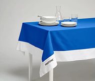 Osama Home Pantone™ Tafelkleed, rechthoekig, 6-zits, 140 x 180 cm, 100% katoen, 220 g, blauw