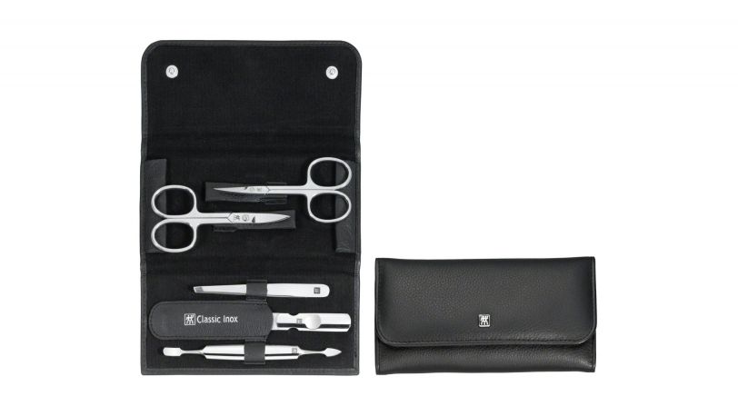 ZWILLING Classic Inox Manicure Set - 5-delig - Zwart/RVS