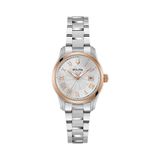 Bulova Wilton Dames Polshorloge Zilverkleurig Staal Quartz 98M136