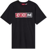 CCM - Heritage 3 Block Tee - Volwassenen - Zwart - L