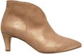 Gabor - Dames - Enkellaarsjes - Beige Suède - Ritssluiting - Puntige neus - Kitten heel