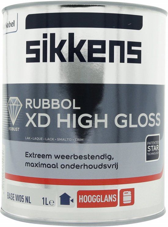 Sikkens Rubbol XD High Gloss Grachtengroen 1 liter - Buitenverf