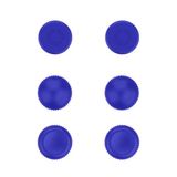 Lenovo Legion Go Joystick Caps, 3 paar (6 stuks), 3 stijlen (concaaf, bolvormig, cilinder), gemaakt voor Legion Go, ook compatibel met Steam Deck & ROG Ally- Indigo Blue